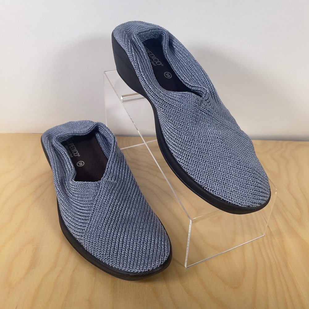 Arcopedico Knit‎ Mule Wedge Slip On Comfort Casual Walking Shoe Womens